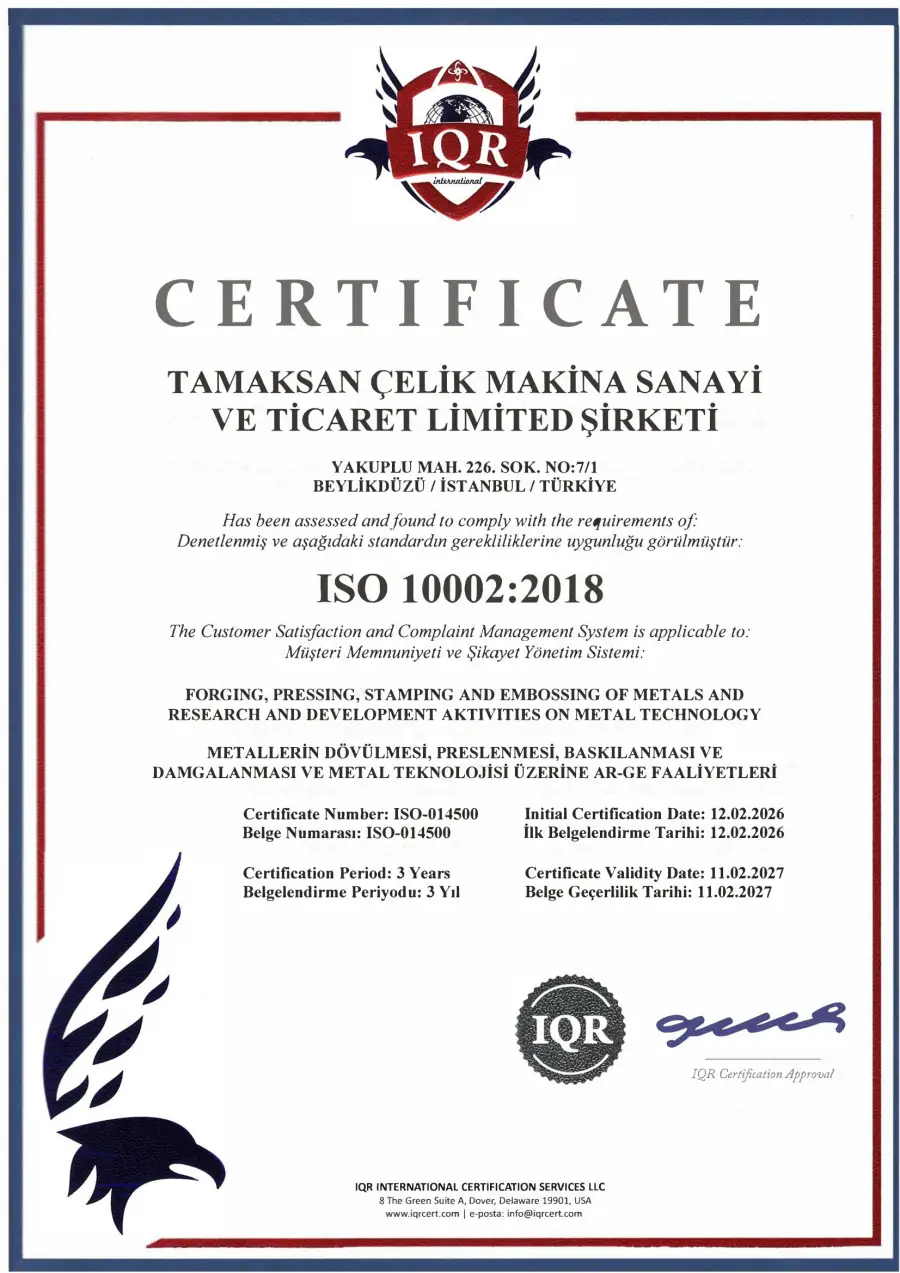 İSO 10002:2018